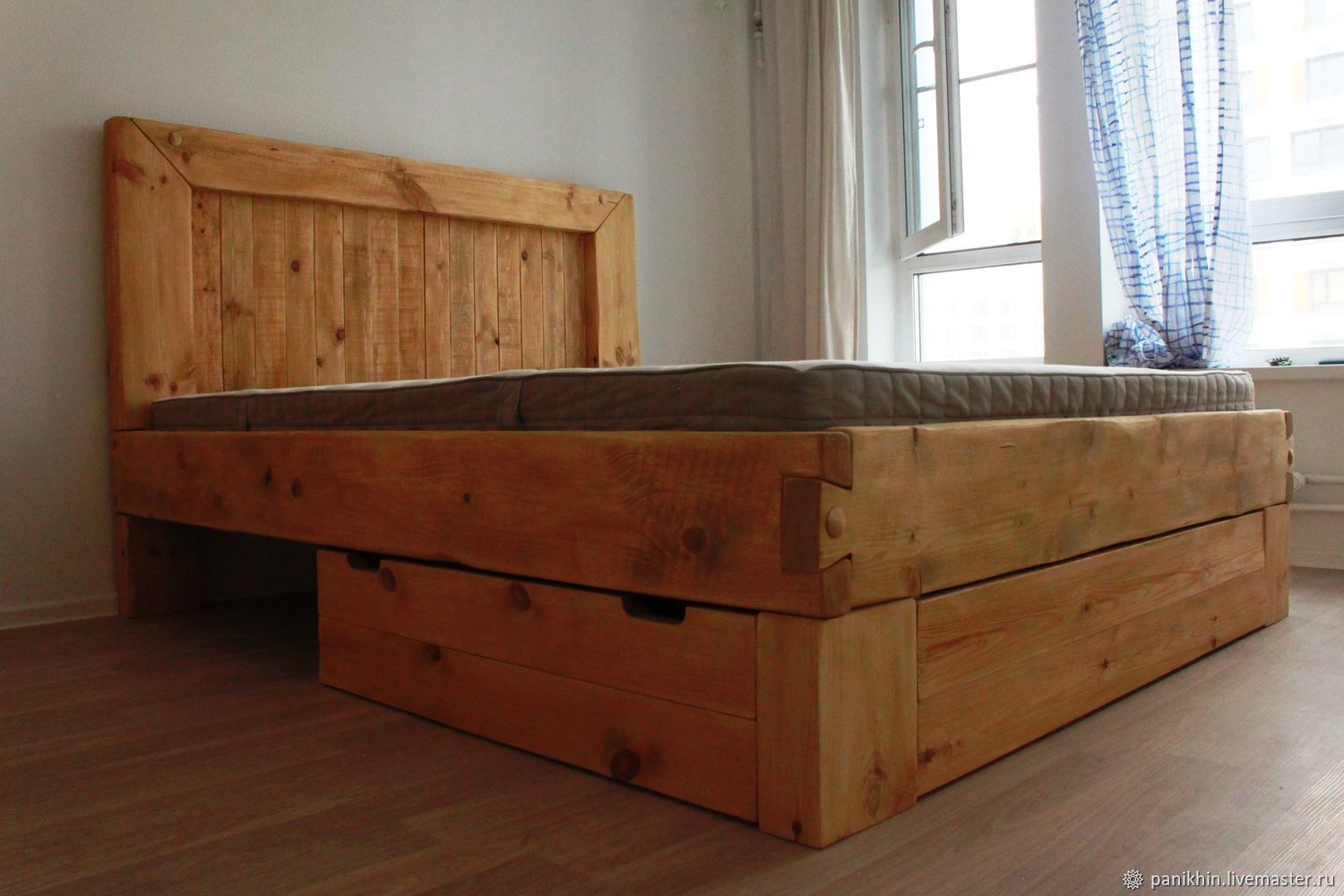 кровать двухспалка своими руками деревянная