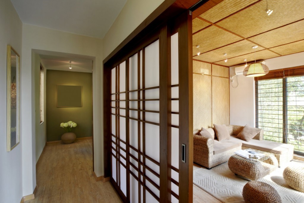 Раздвижные двери в доме японского стиля