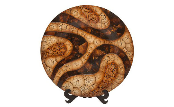 Sekani Round Wall Decorative Plate