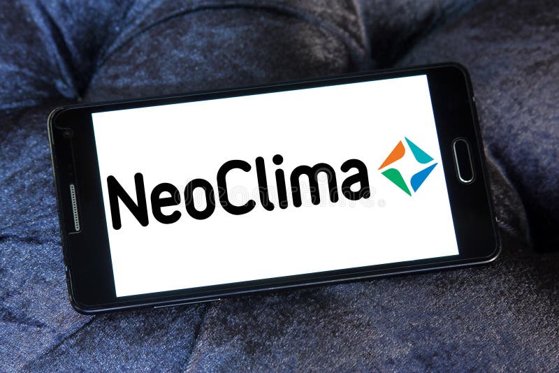 NEOCLIMA climate equipments manufacturer logo royalty free stock image