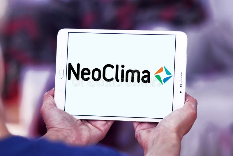 NEOCLIMA climate equipments manufacturer logo royalty free stock photography