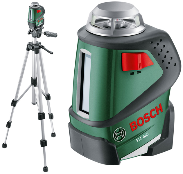 Bosch PLL 360 Set – лучший линейный лазерный нивелир