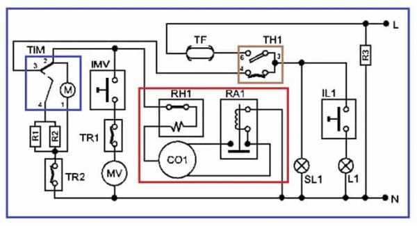 Холодильник ока схема электрическая